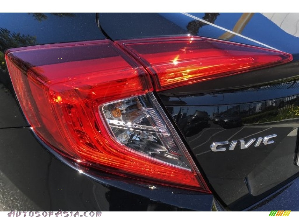 2016 Civic EX Sedan - Crystal Black Pearl / Black photo #25