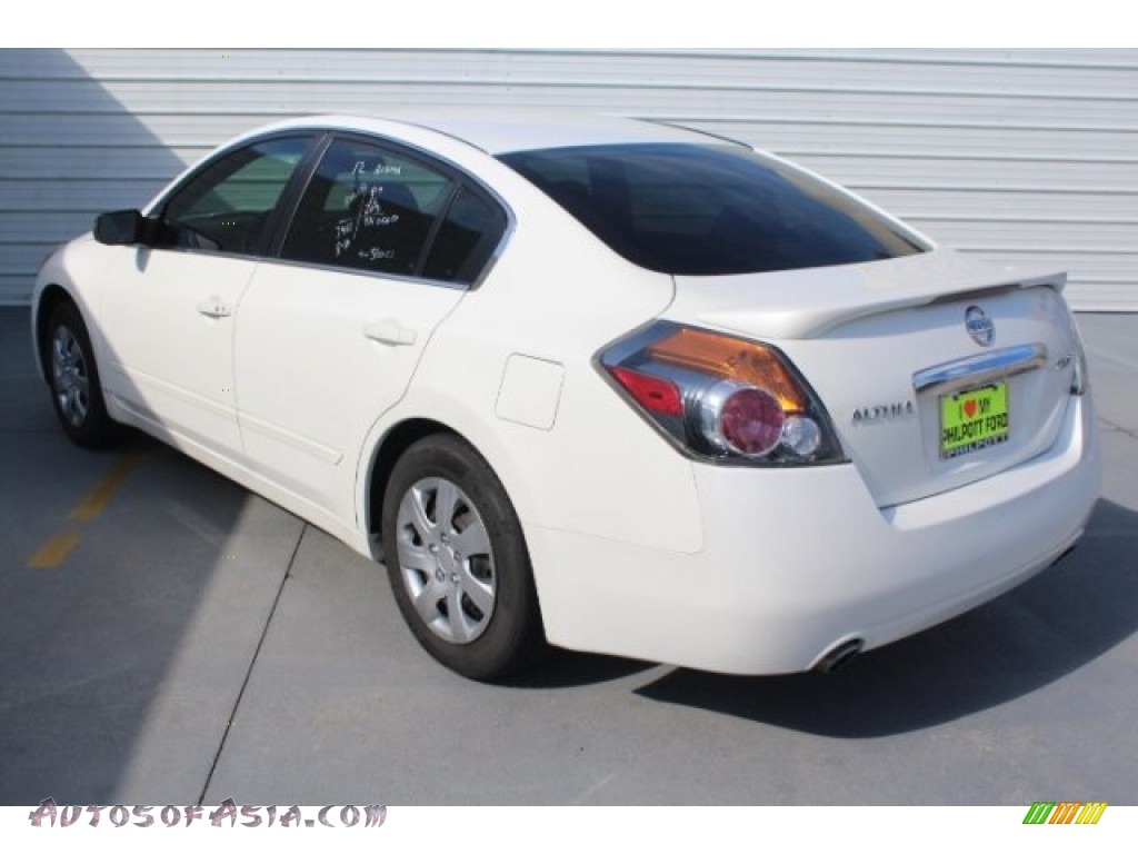2012 Altima 2.5 S - Winter Frost White / Charcoal photo #8