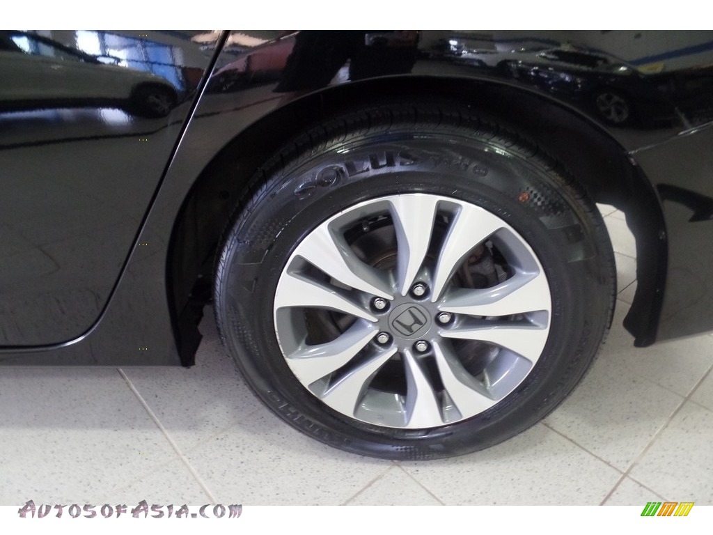 2015 Accord LX Sedan - Crystal Black Pearl / Black photo #34