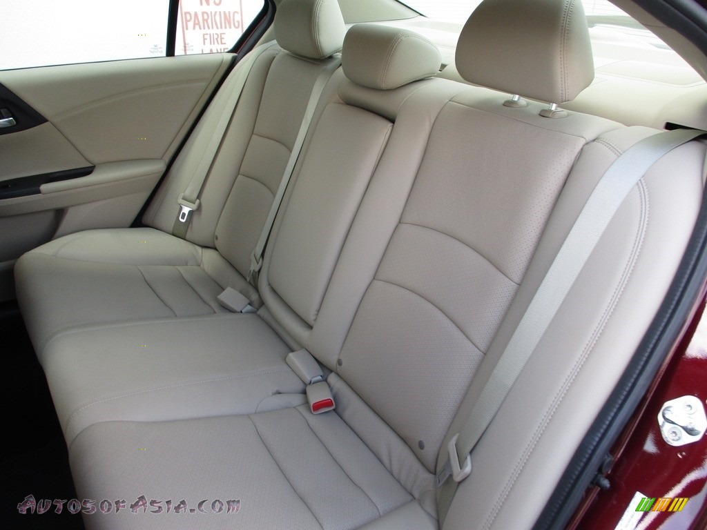 2014 Accord EX-L Sedan - Basque Red Pearl II / Ivory photo #12