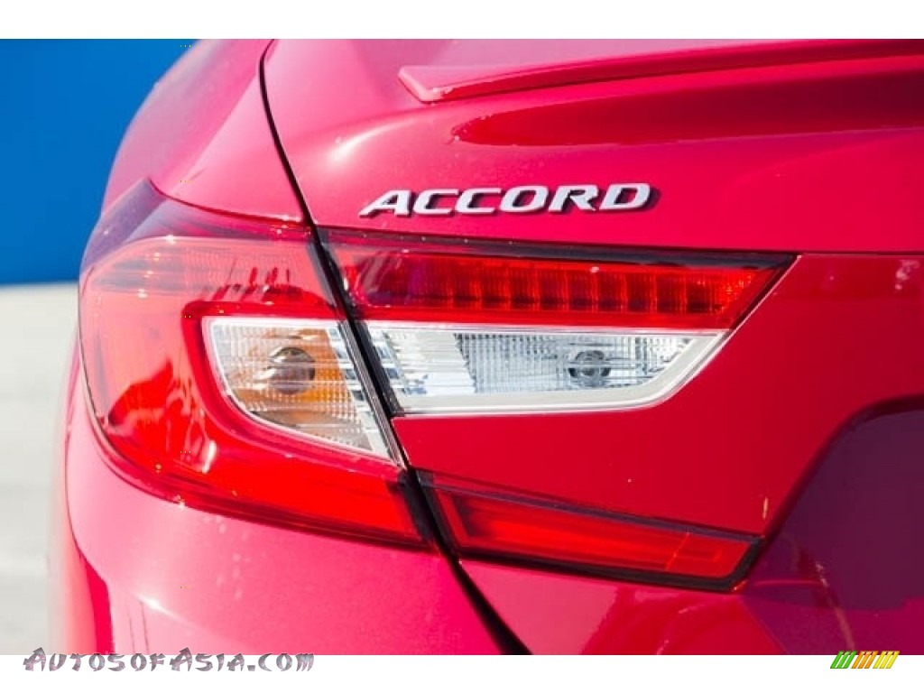 2018 Accord Sport Sedan - San Marino Red / Black photo #7