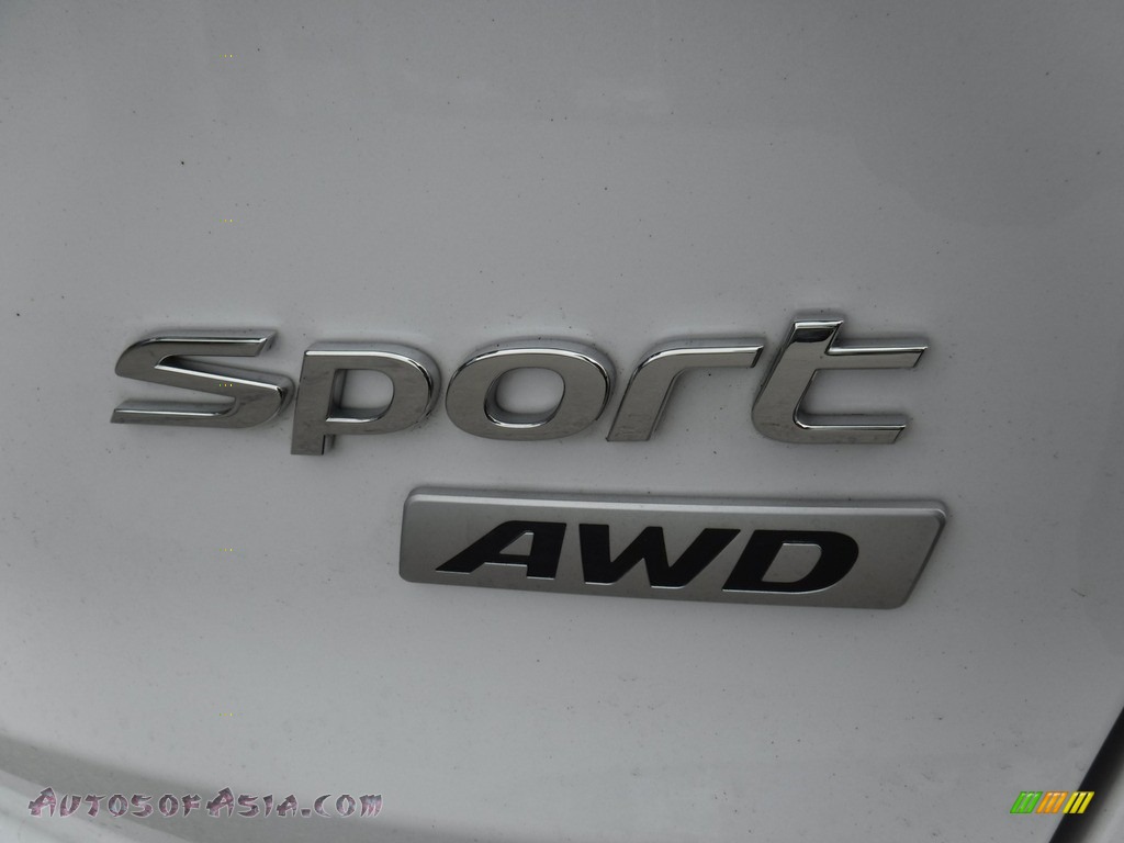 2016 Santa Fe Sport AWD - Frost White Pearl / Gray photo #11