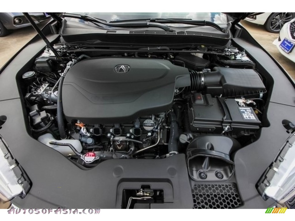 2019 TLX V6 Advance Sedan - Crystal Black Pearl / Parchment photo #24
