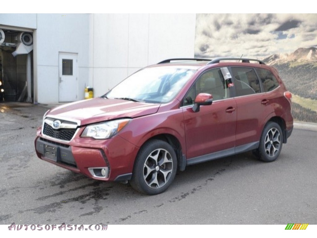 2014 Forester 2.0XT Touring - Venetian Red Pearl / Black photo #2