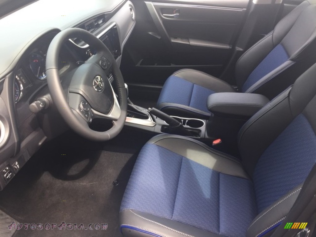 2019 Corolla SE - Falcon Gray metallic / Vivid Blue photo #9