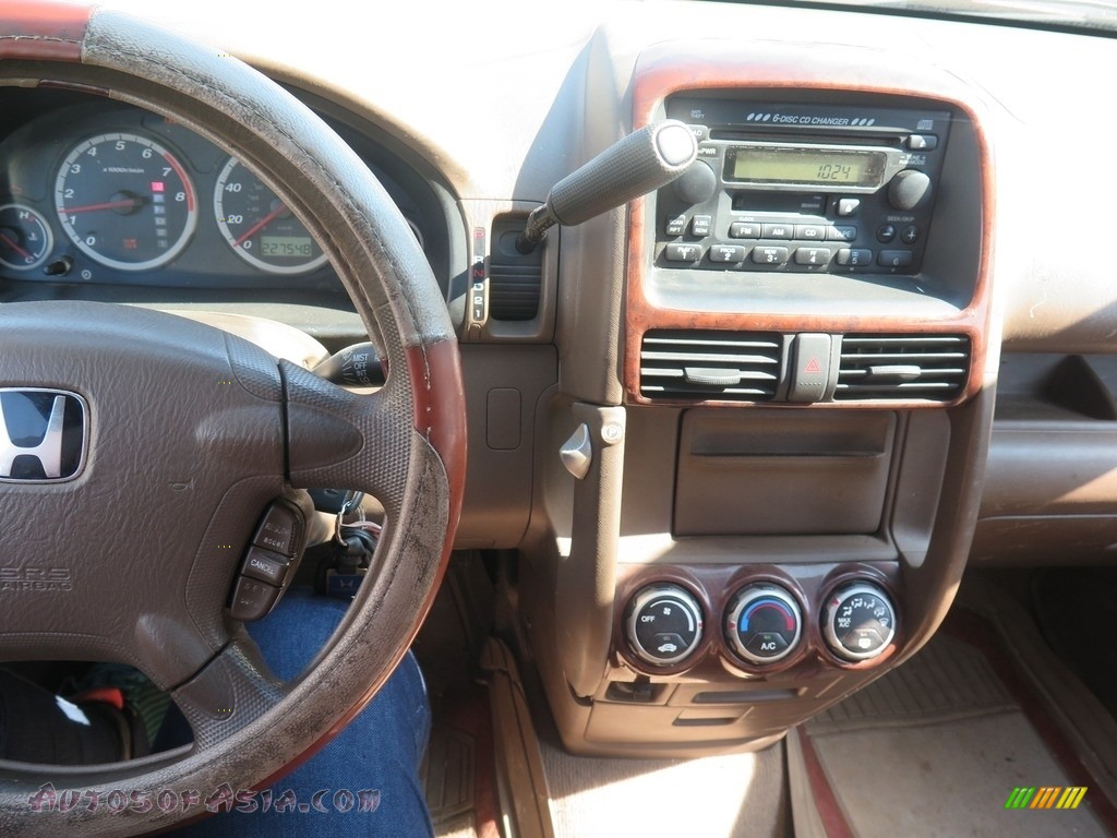 2002 CR-V EX 4WD - Chianti Red Pearl / Black photo #13
