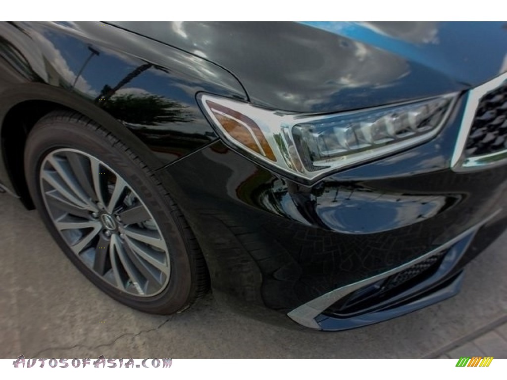 2019 TLX V6 Advance Sedan - Crystal Black Pearl / Ebony photo #10