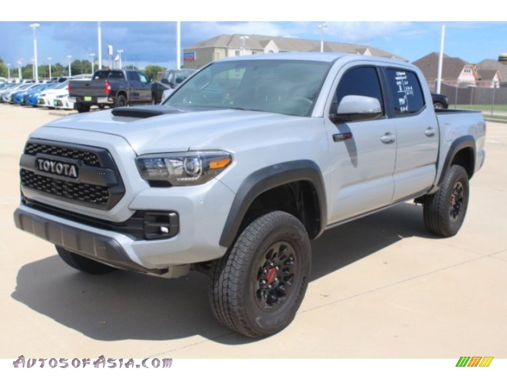 2017 Tacoma TRD Off Road Double Cab 4x4 - Magnetic Gray Metallic / Cement Gray photo #3