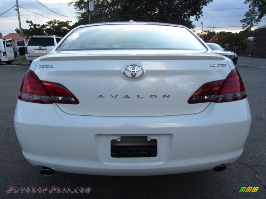 2009 Avalon Limited - Blizzard White Pearl / Ivory photo #9