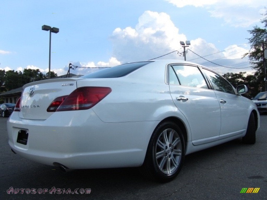 2009 Avalon Limited - Blizzard White Pearl / Ivory photo #10