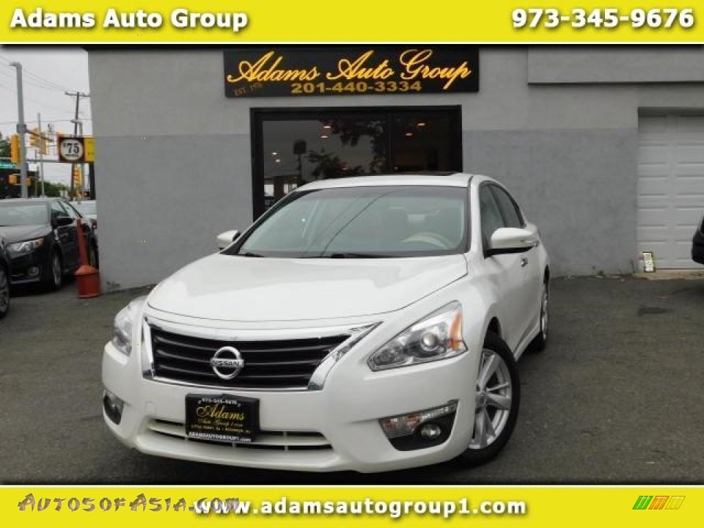 2014 Altima 2.5 SL - Pearl White / Beige photo #1