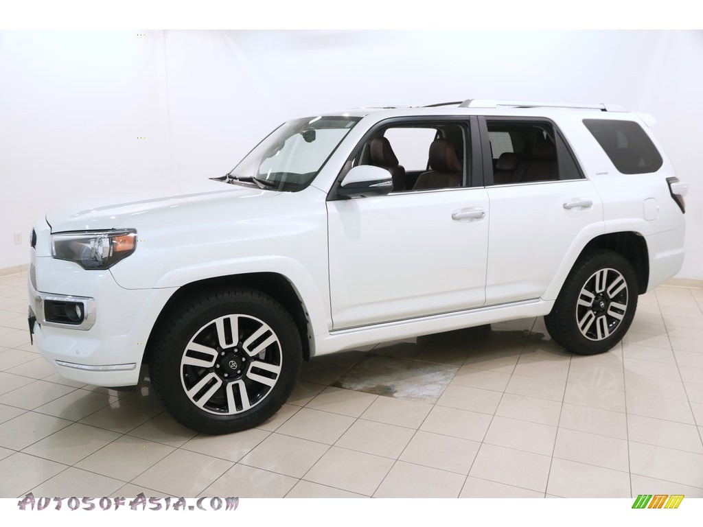 2016 4Runner Limited 4x4 - Blizzard White Pearl / Limited Redwood photo #3