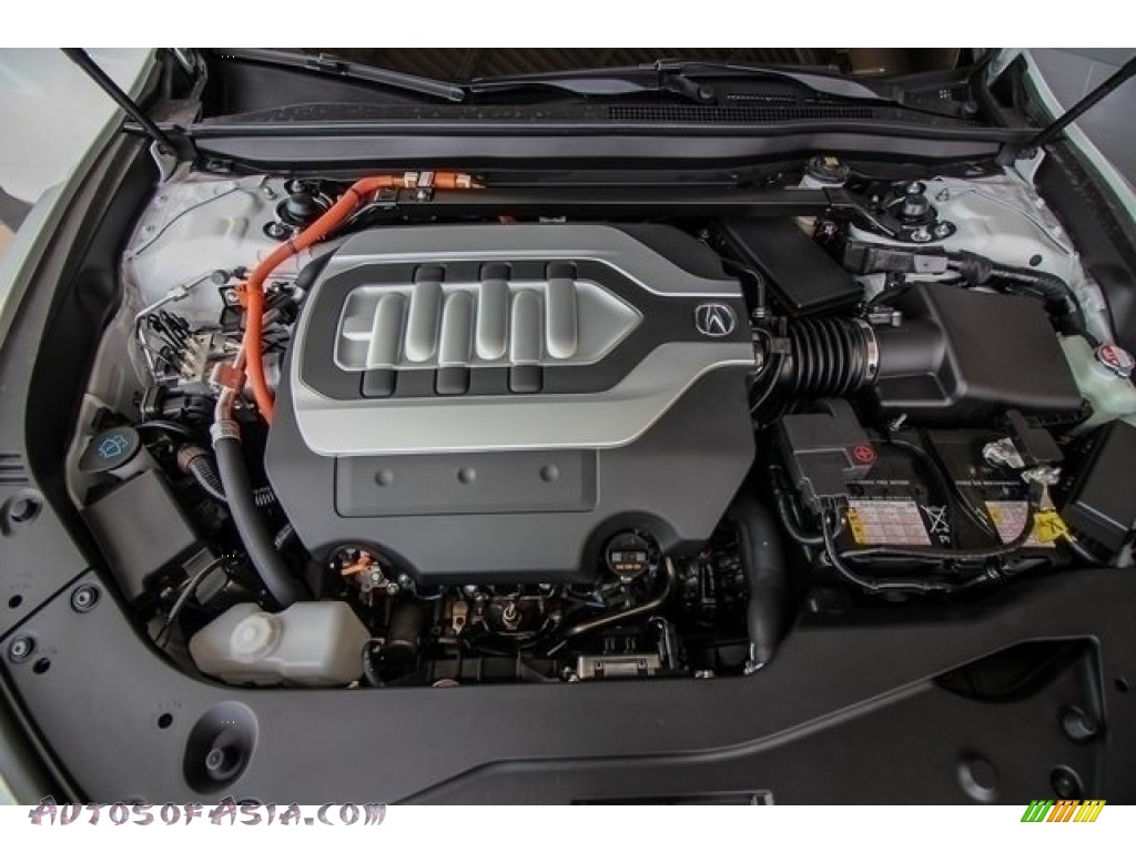 2019 RLX Sport Hybrid SH-AWD - Platinum White Pearl / Ebony photo #24