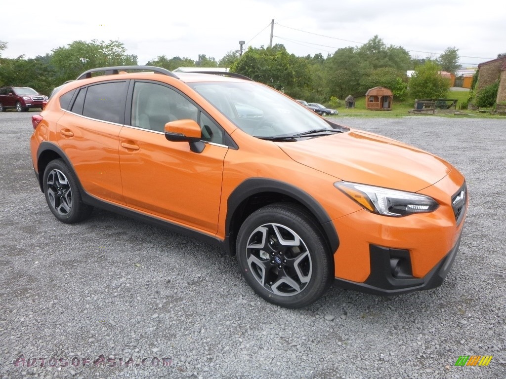 Sunshine Orange / Gray Subaru Crosstrek 2.0i Limited