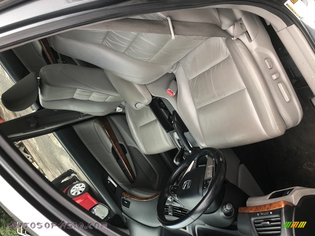 2011 Accord EX-L V6 Sedan - Polished Metal Metallic / Black photo #10