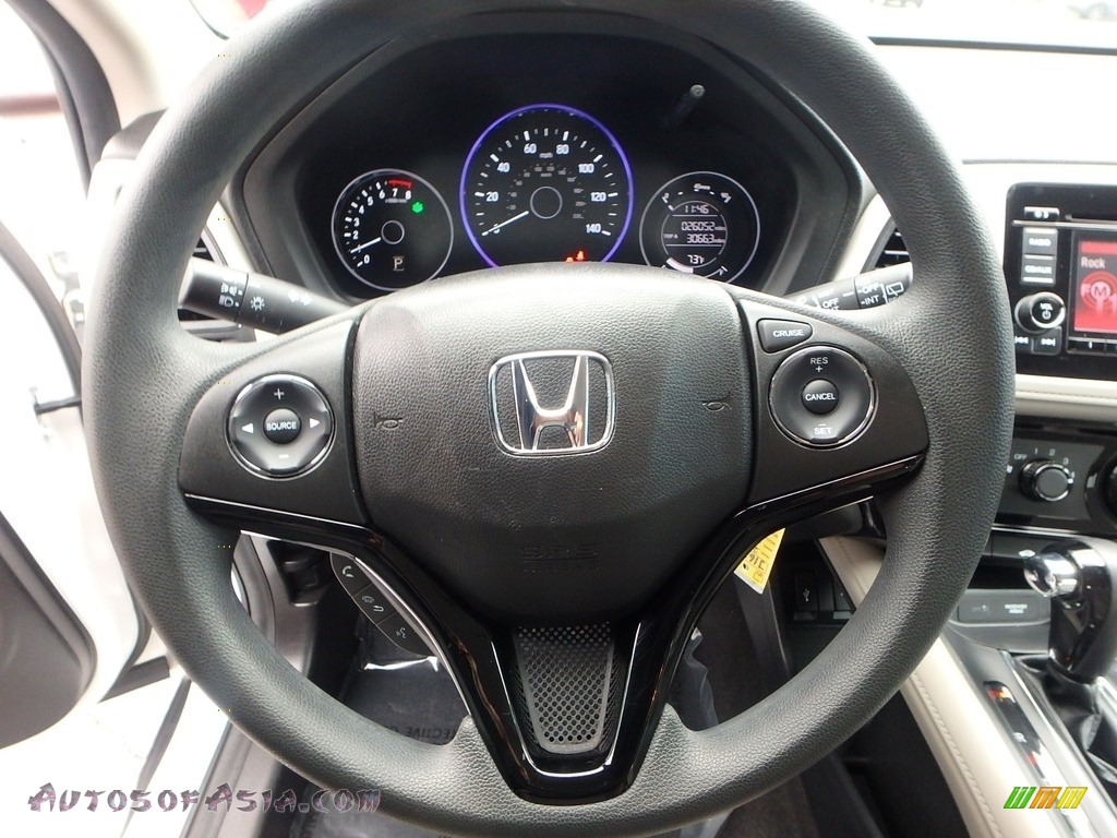 2016 HR-V LX AWD - White Orchid Pearl / Gray photo #26