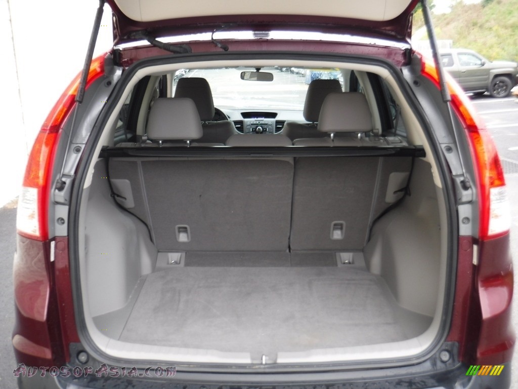 2012 CR-V EX-L 4WD - Basque Red Pearl II / Gray photo #24