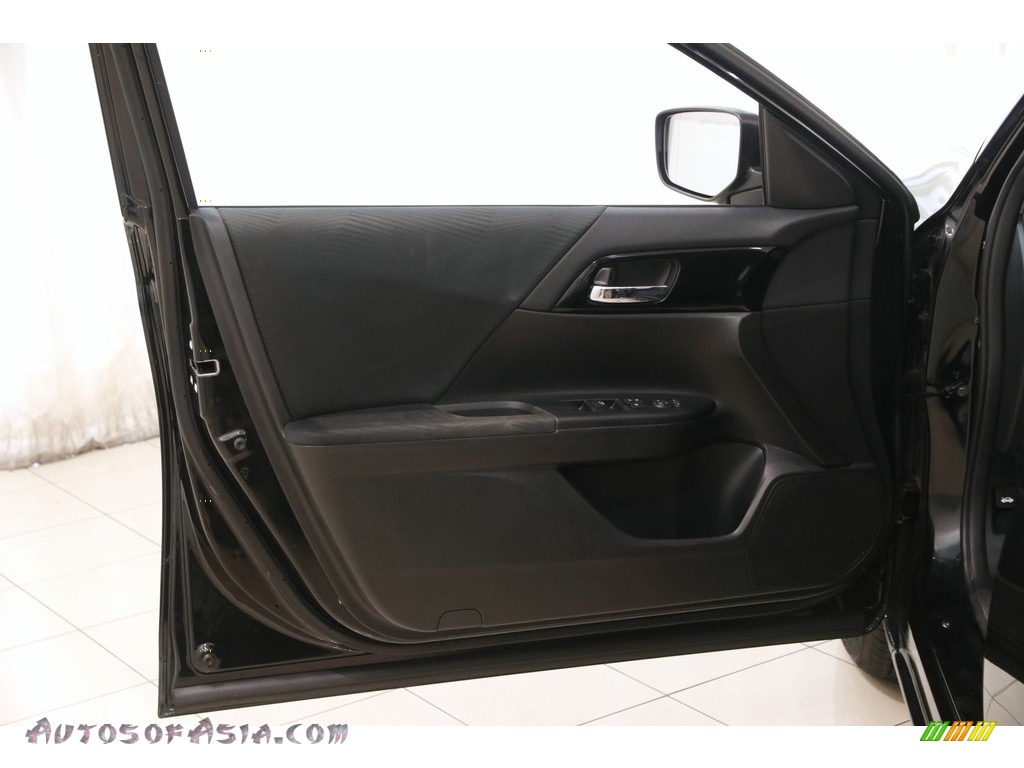 2016 Accord LX Sedan - Crystal Black Pearl / Black photo #4