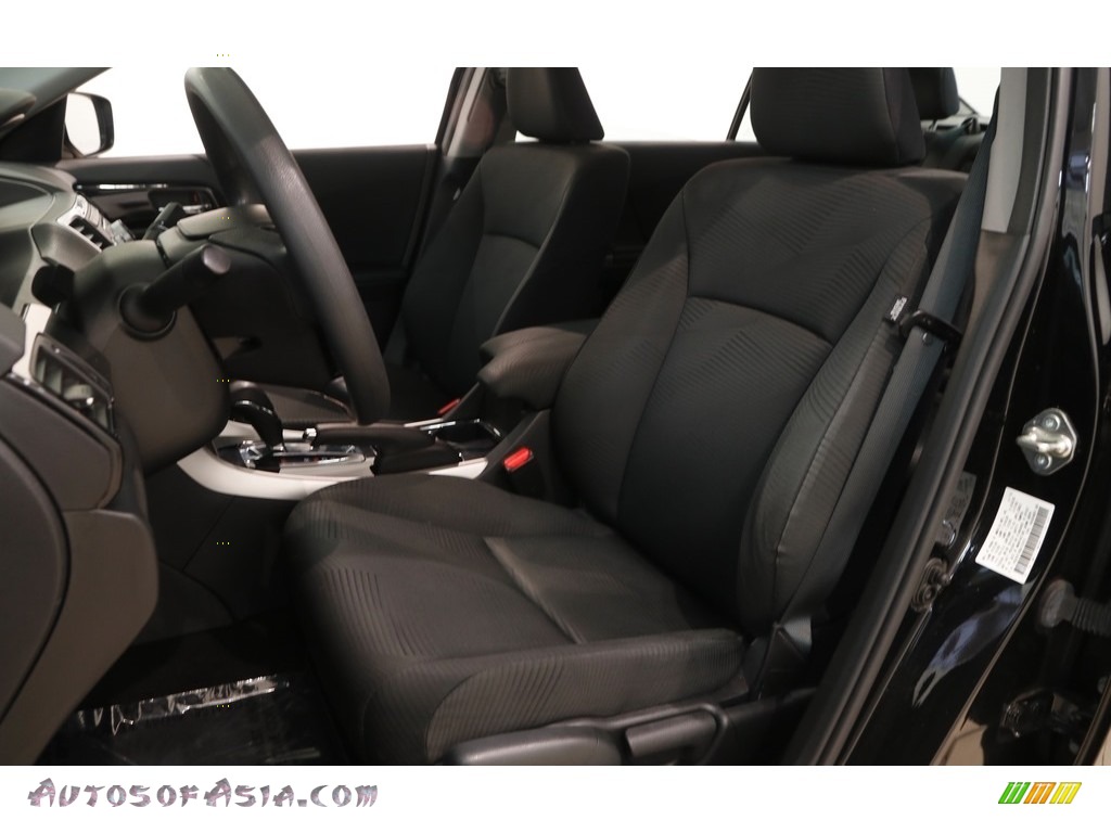 2016 Accord LX Sedan - Crystal Black Pearl / Black photo #5