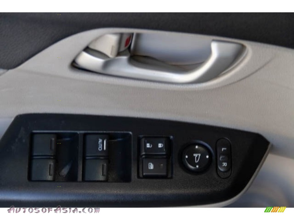 2014 Civic LX Sedan - Crystal Black Pearl / Gray photo #25