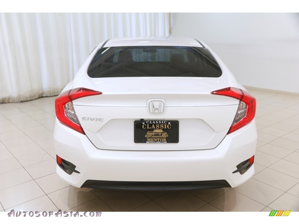 2016 Civic EX Sedan - White Orchid Pearl / Ivory photo #21