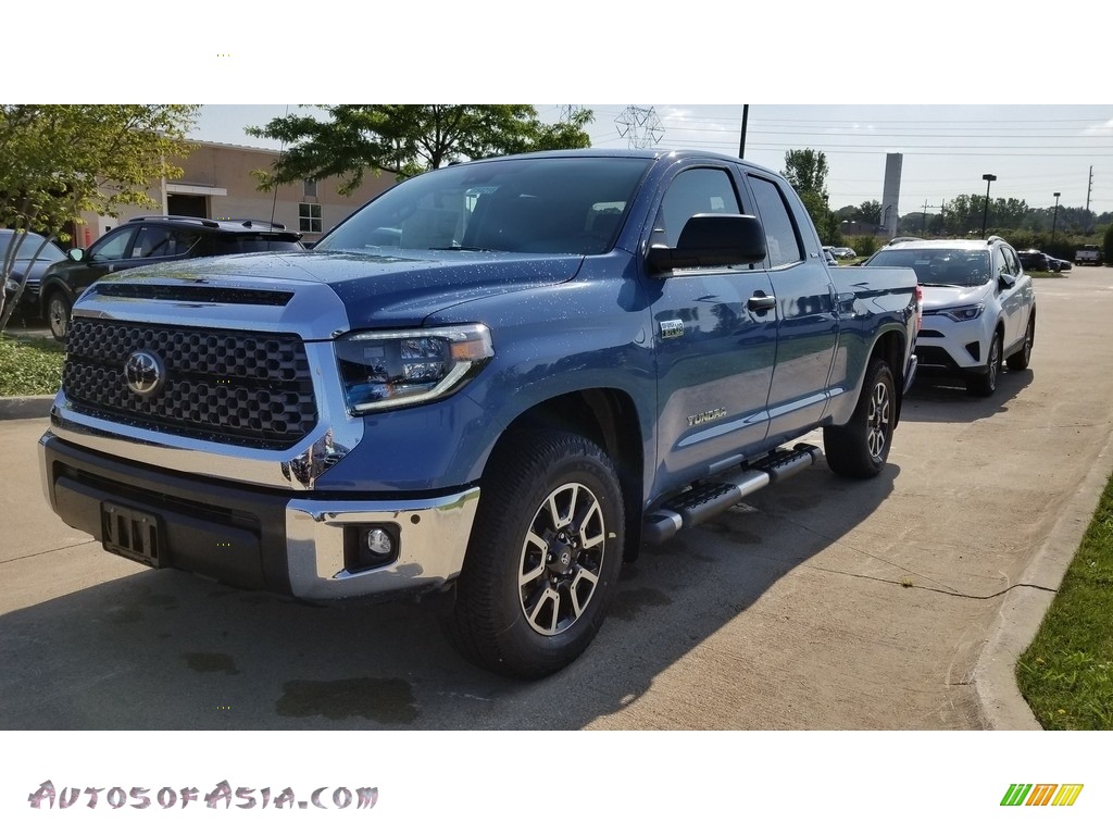Cavalry Blue / Graphite Toyota Tundra TRD Off Road Double Cab 4x4