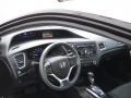 Honda Civic LX Coupe Crystal Black Pearl photo #9