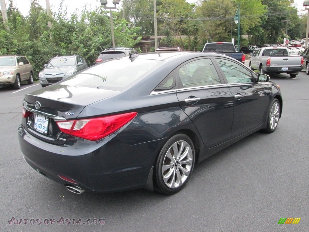 2012 Sonata Limited 2.0T - Pacific Blue Pearl / Camel photo #6