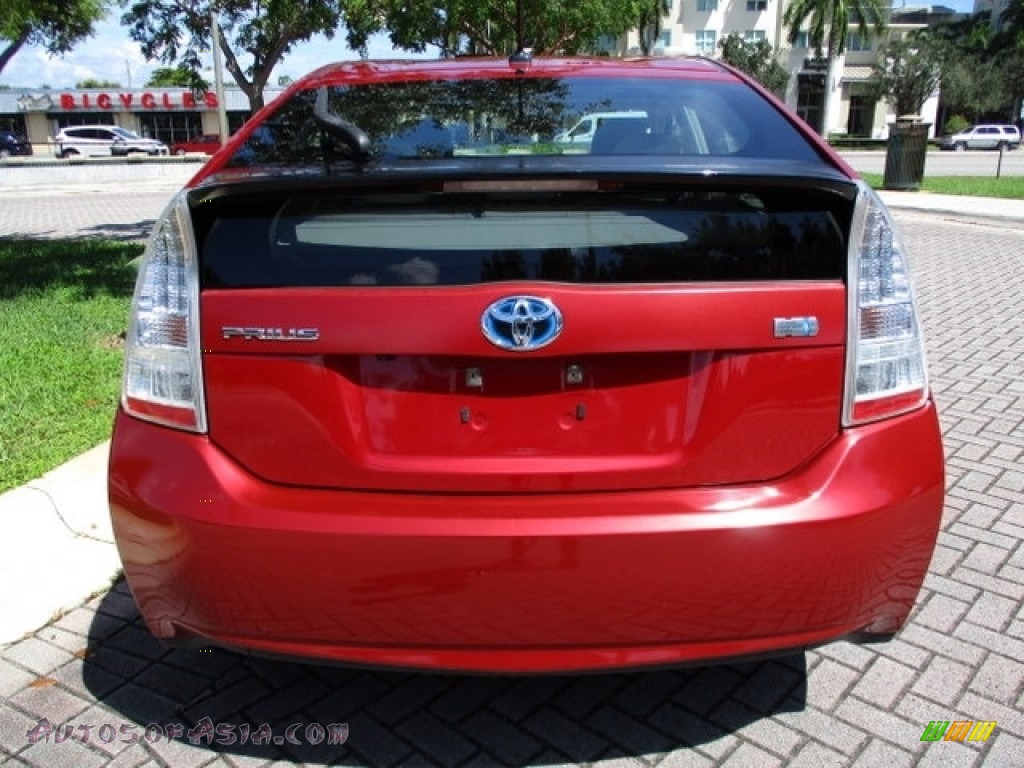 2010 Prius Hybrid IV - Barcelona Red Metallic / Bisque photo #7