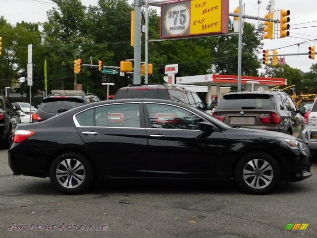 2015 Accord LX Sedan - Crystal Black Pearl / Black photo #6