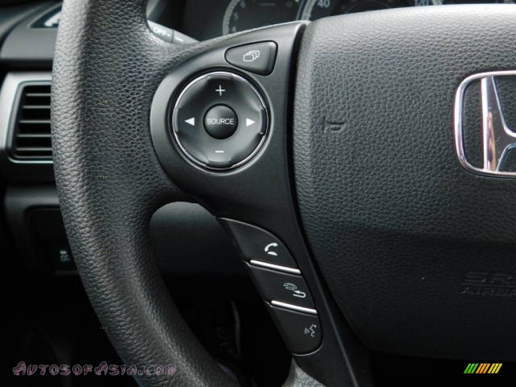 2015 Accord LX Sedan - Crystal Black Pearl / Black photo #22