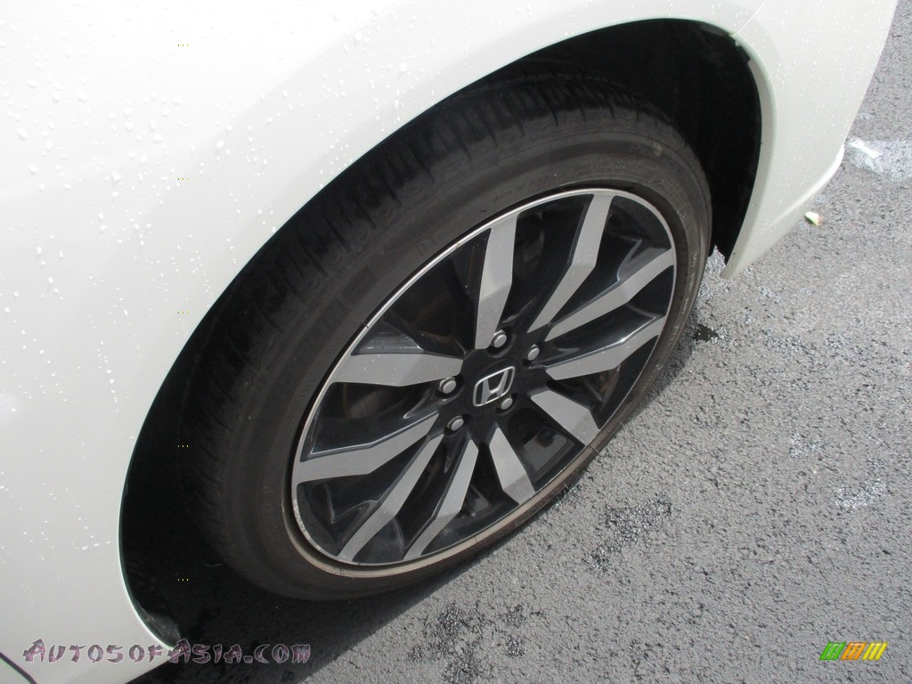 2015 Civic EX-L Sedan - White Orchid Pearl / Black photo #6