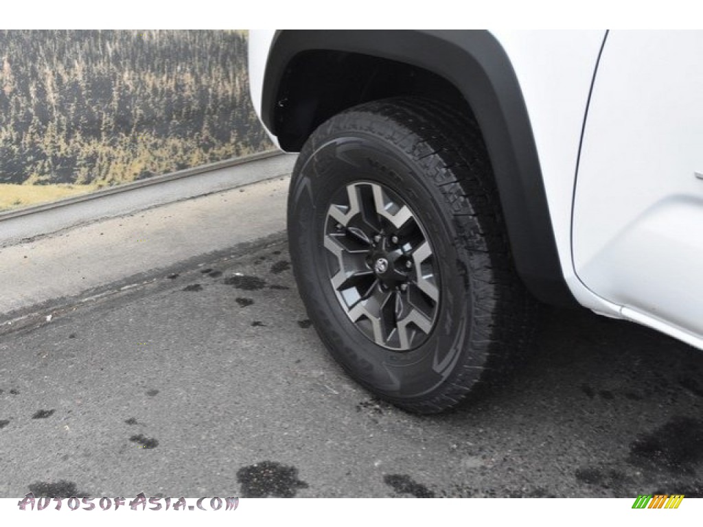 2018 Tacoma SR Double Cab 4x4 - Super White / Cement Gray photo #32