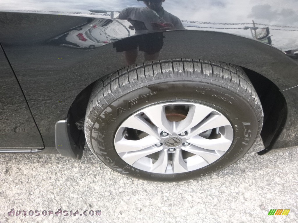 2015 Accord LX Sedan - Crystal Black Pearl / Gray photo #2
