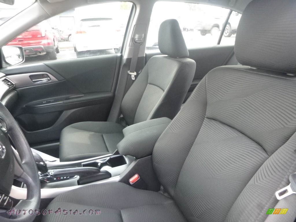 2015 Accord LX Sedan - Crystal Black Pearl / Gray photo #13