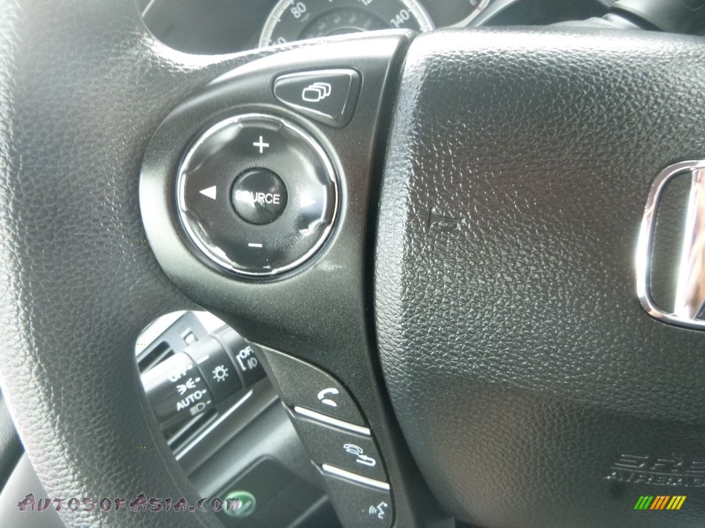 2015 Accord LX Sedan - Crystal Black Pearl / Gray photo #19