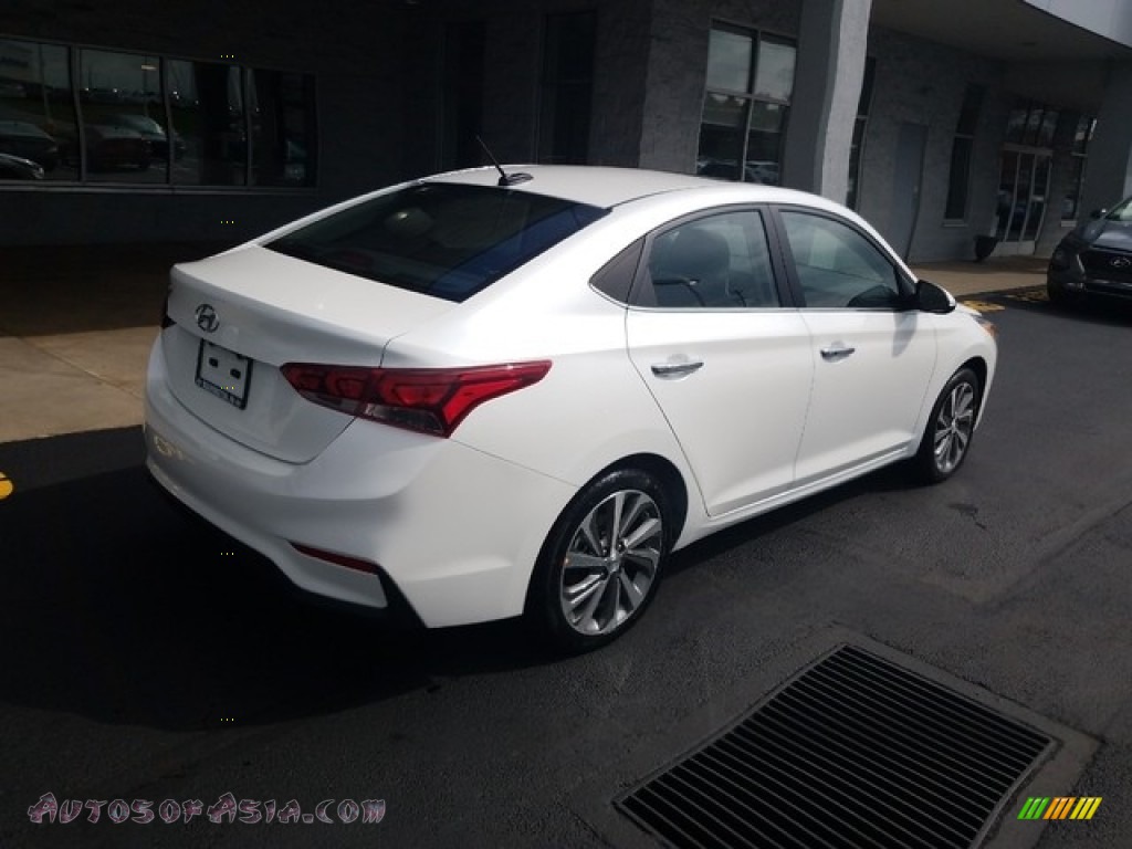 2019 Accent Limited - Frost White Pearl / Black photo #1
