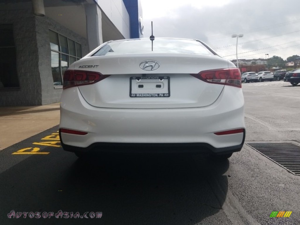 2019 Accent Limited - Frost White Pearl / Black photo #5