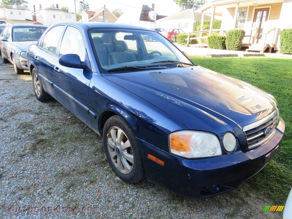 Imperial Blue / Gray Kia Optima LX V6