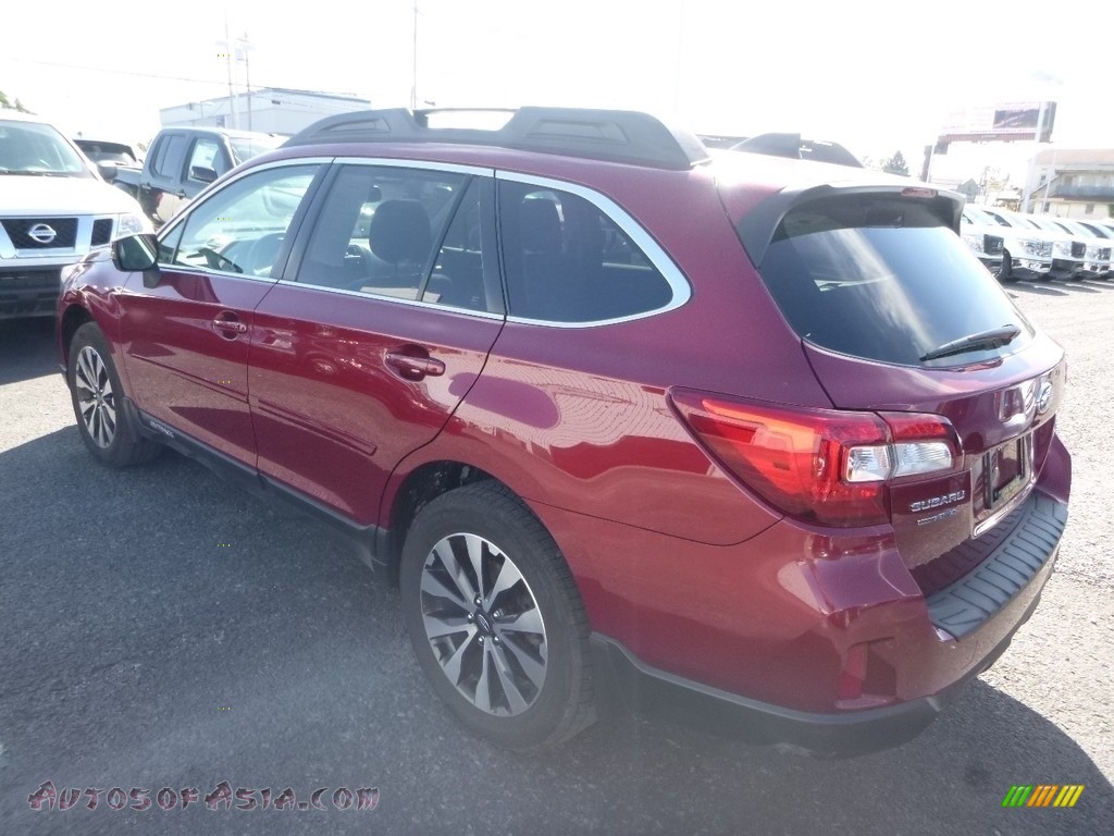 2016 Outback 2.5i Limited - Venetian Red Pearl / Warm Ivory photo #6