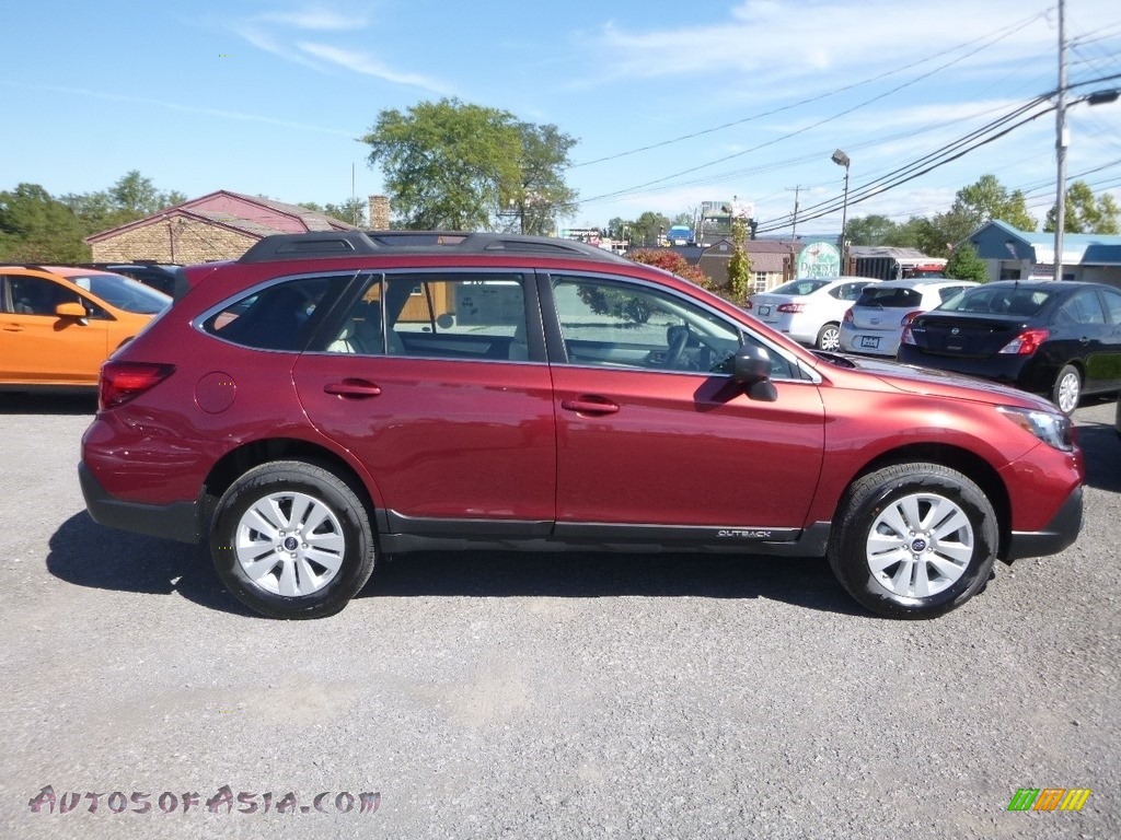 2019 Outback 2.5i - Crimson Red Pearl / Warm Ivory photo #3