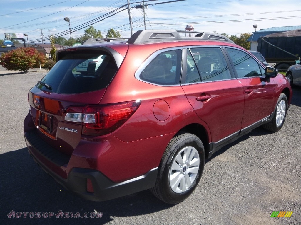 2019 Outback 2.5i - Crimson Red Pearl / Warm Ivory photo #4