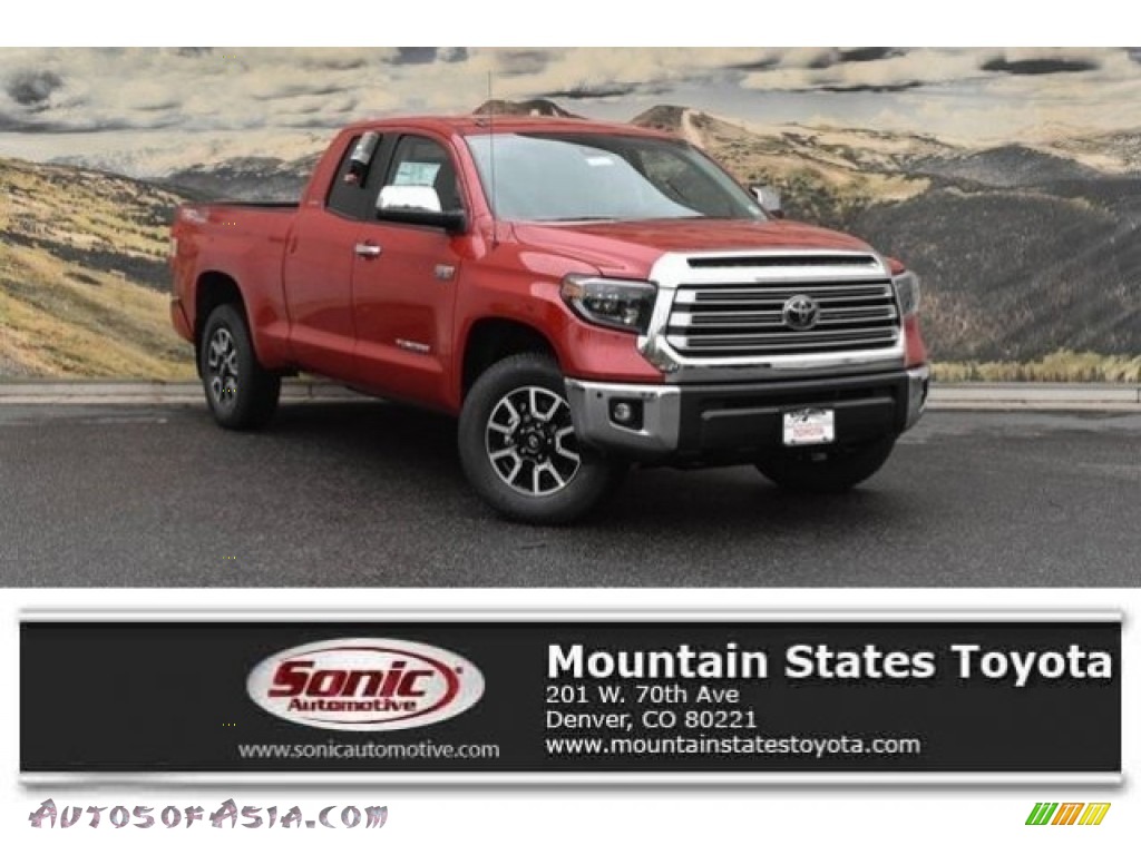 Barcelona Red Metallic / Graphite Toyota Tundra Limited Double Cab 4x4