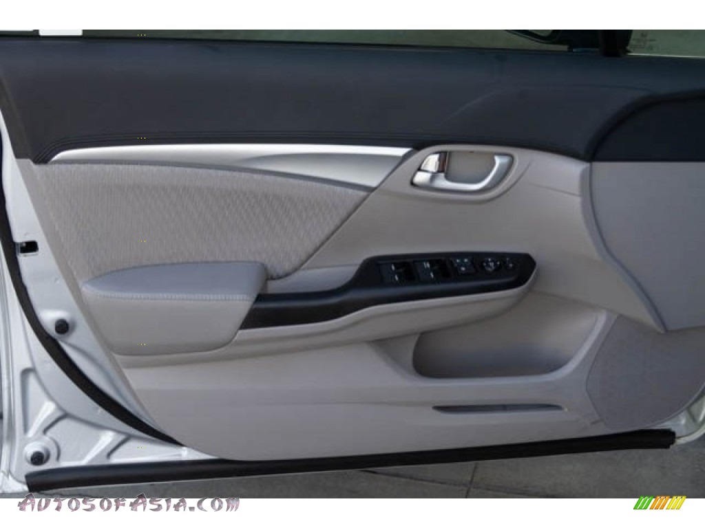 2015 Civic EX Sedan - Alabaster Silver Metallic / Gray photo #29