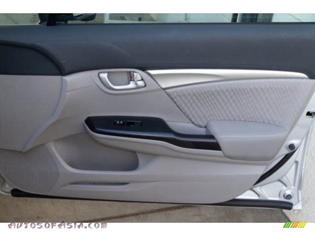 2015 Civic EX Sedan - Alabaster Silver Metallic / Gray photo #33