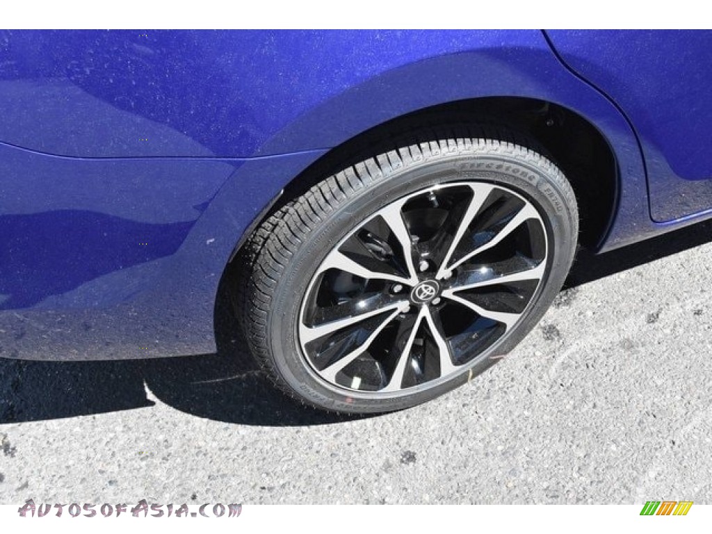 2019 Corolla SE - Blue Crush Metallic / Steel Gray photo #34