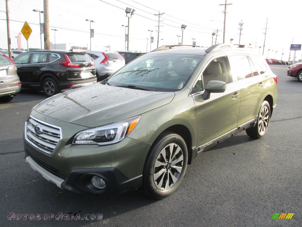 2016 Outback 2.5i Limited - Wilderness Green Metallic / Warm Ivory photo #2