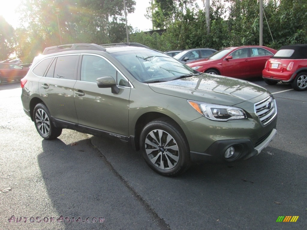 2016 Outback 2.5i Limited - Wilderness Green Metallic / Warm Ivory photo #4