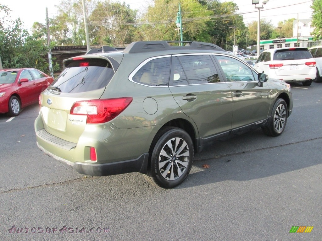 2016 Outback 2.5i Limited - Wilderness Green Metallic / Warm Ivory photo #6