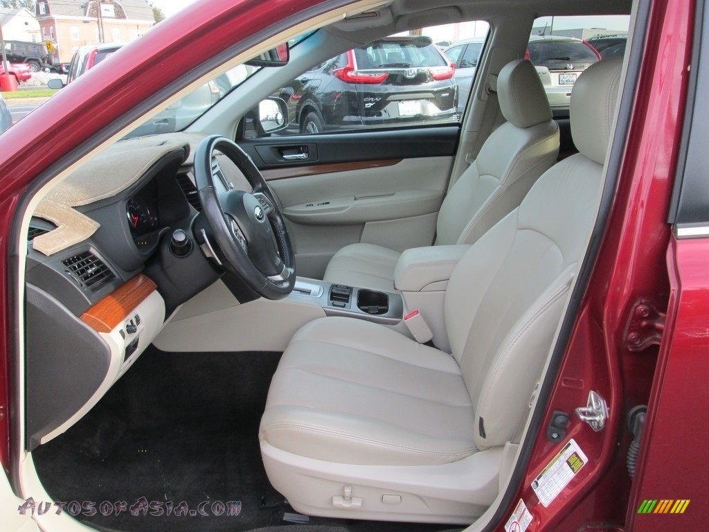 2014 Outback 2.5i Limited - Venetian Red Pearl / Ivory photo #13